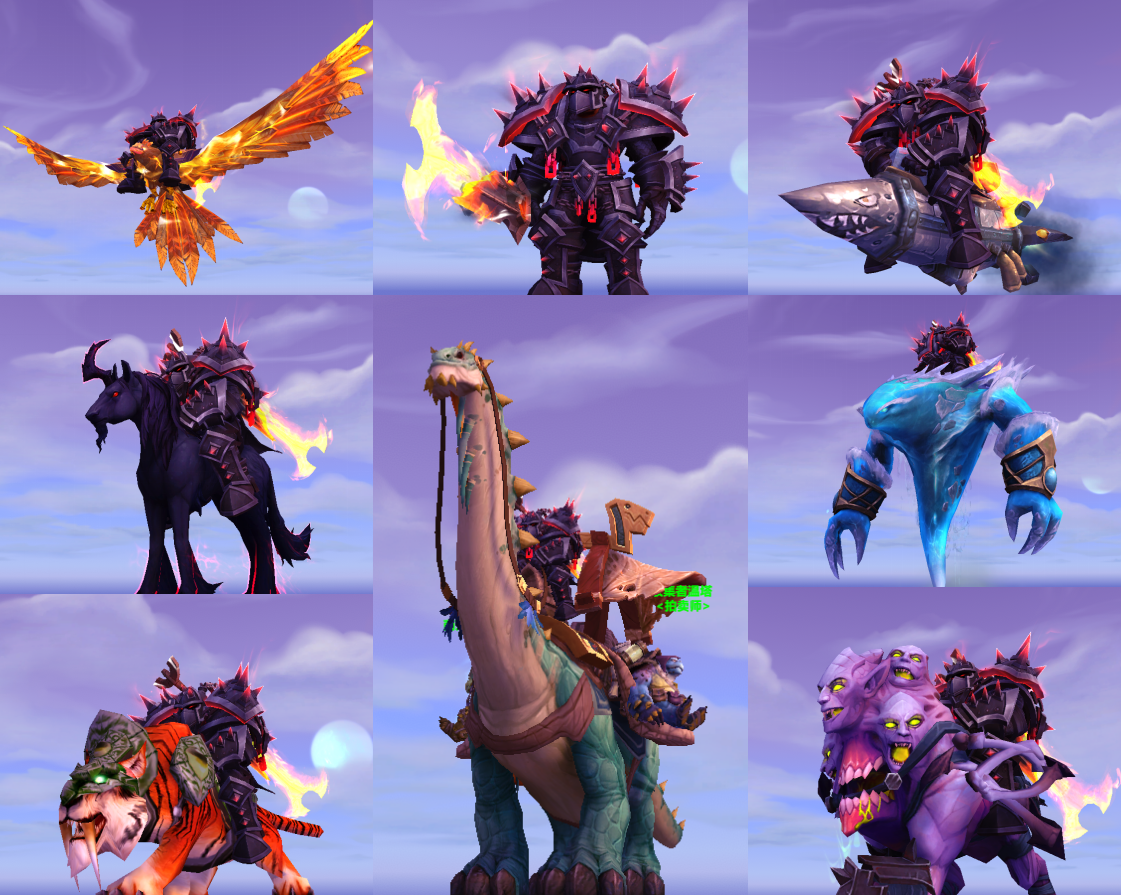 ★辰实特卖★魔兽正式服双黄金雷龙号！722...