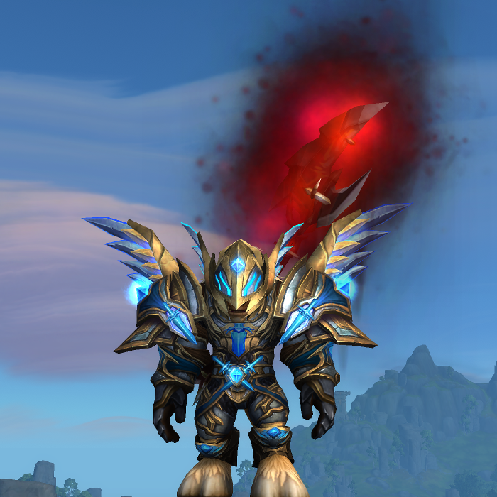 ★辰实特卖★魔兽正式服圣骑士双黄金挑战战士...