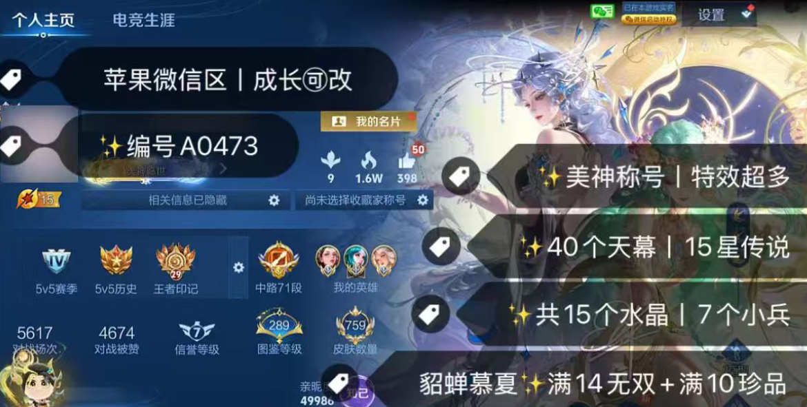 账号截图